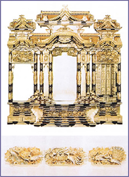 三名古屋仏壇（宮殿・欄間）