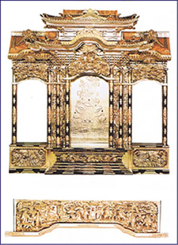 三河仏壇（宮殿・欄間）